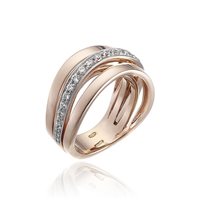 Ring Chimento Woman Anello Stretch Nuvola in Rose Gold Diamante 1A08730BB6150 - 1A08730BB6150